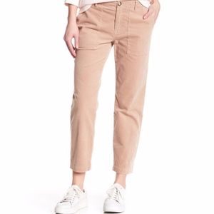 Joie Painter Cropped Peached Cotton Chino Pants